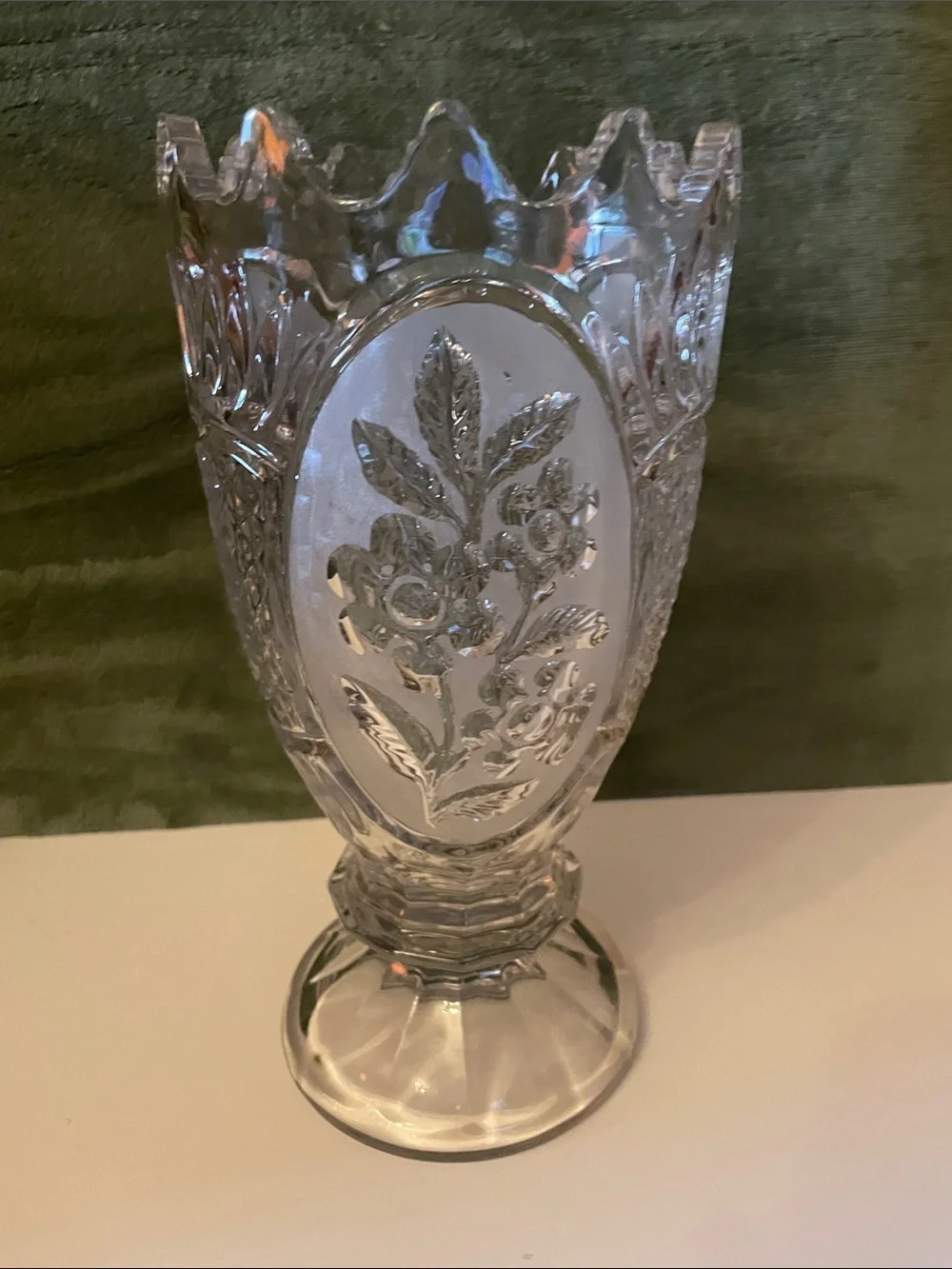 ZAJECAR vintage crystal vase